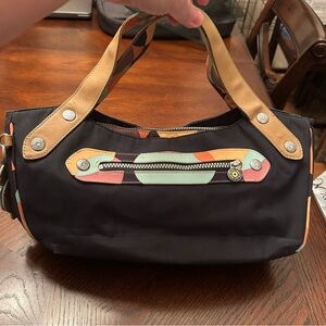 Kipling Vintage Black Shoulder Bag